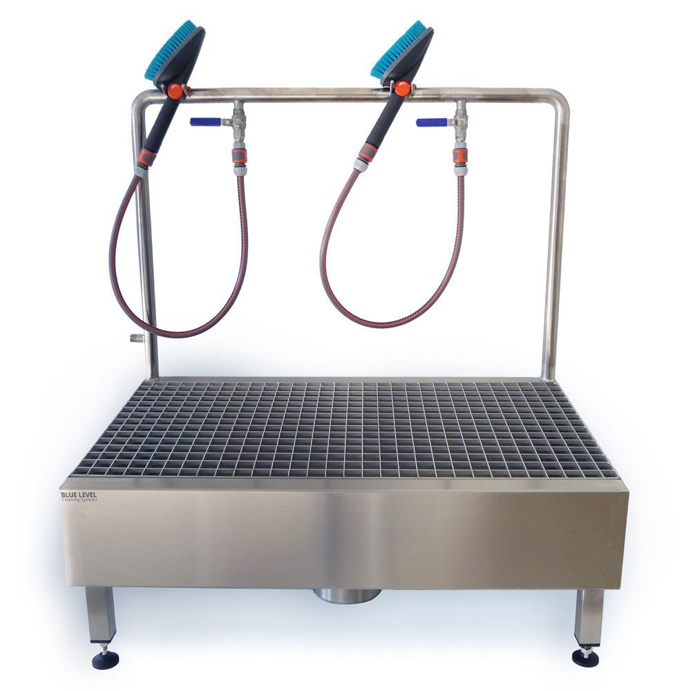 Station de lavage des bottes avec brosses de lavage manuel – Image 2