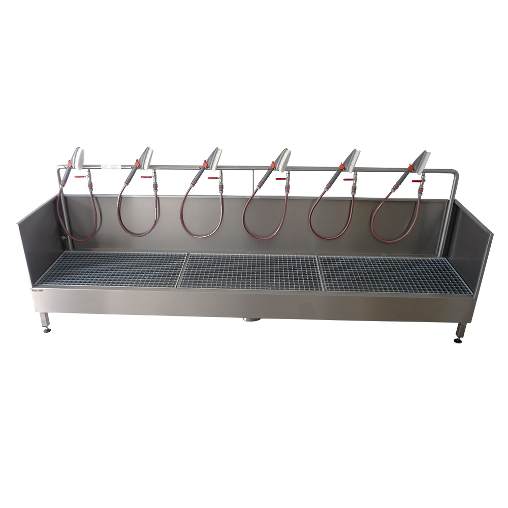 Station de lavage des bottes avec brosses de lavage manuel – Image 7