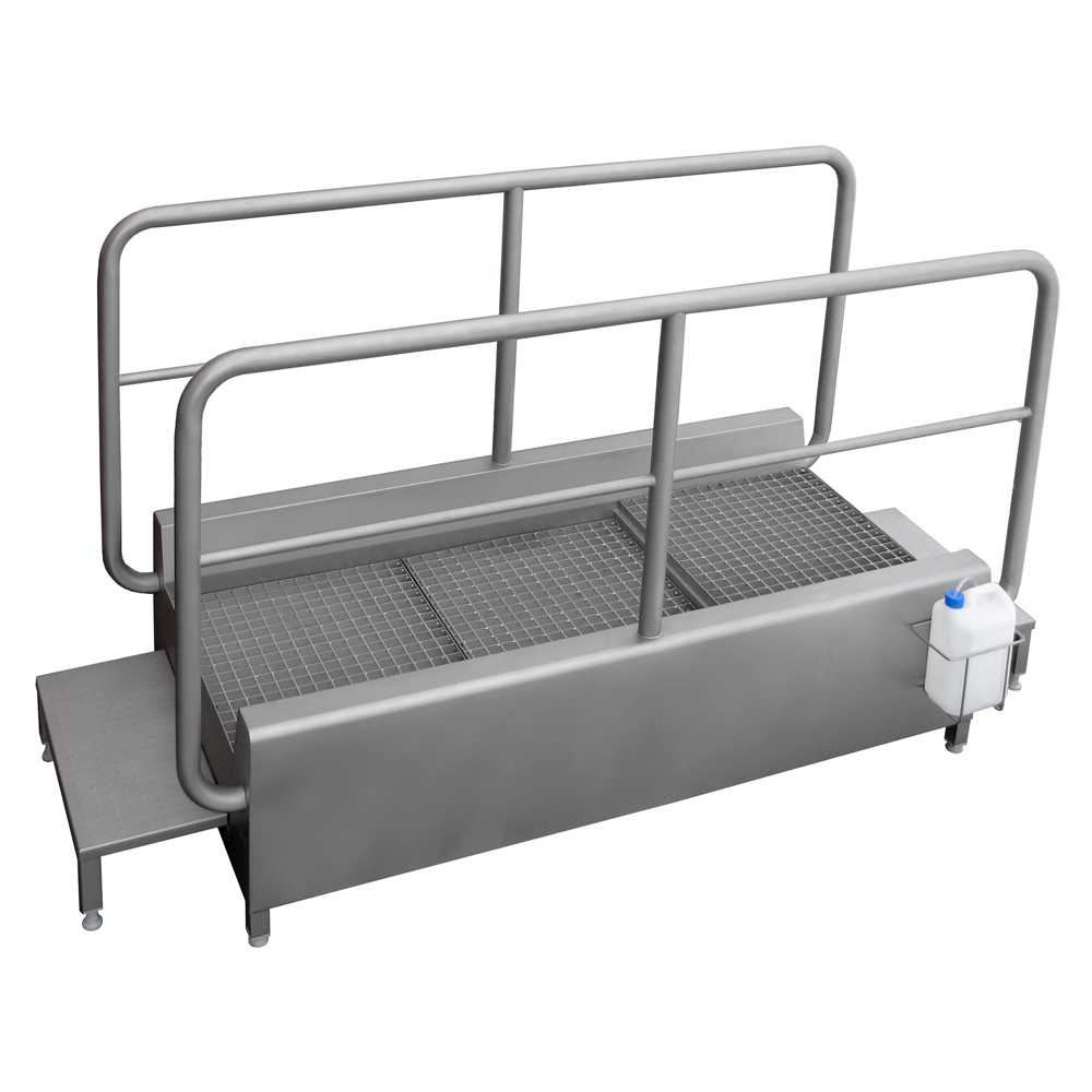 BASIC Foot Disinfection Trough with Continuous-Flow Chamber