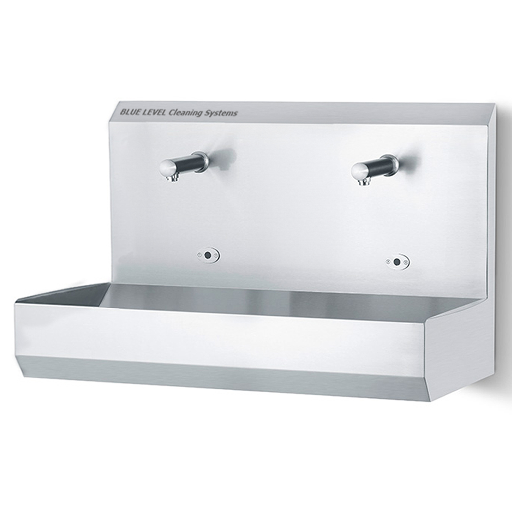 Lave-mains collectif avec capteur 2-6 en acier inoxydable – Image 2