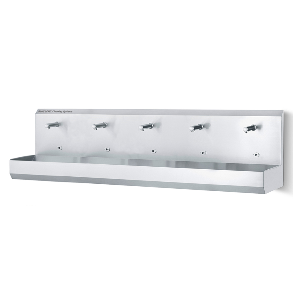 Lave-mains collectif avec capteur 2-6 en acier inoxydable – Image 4