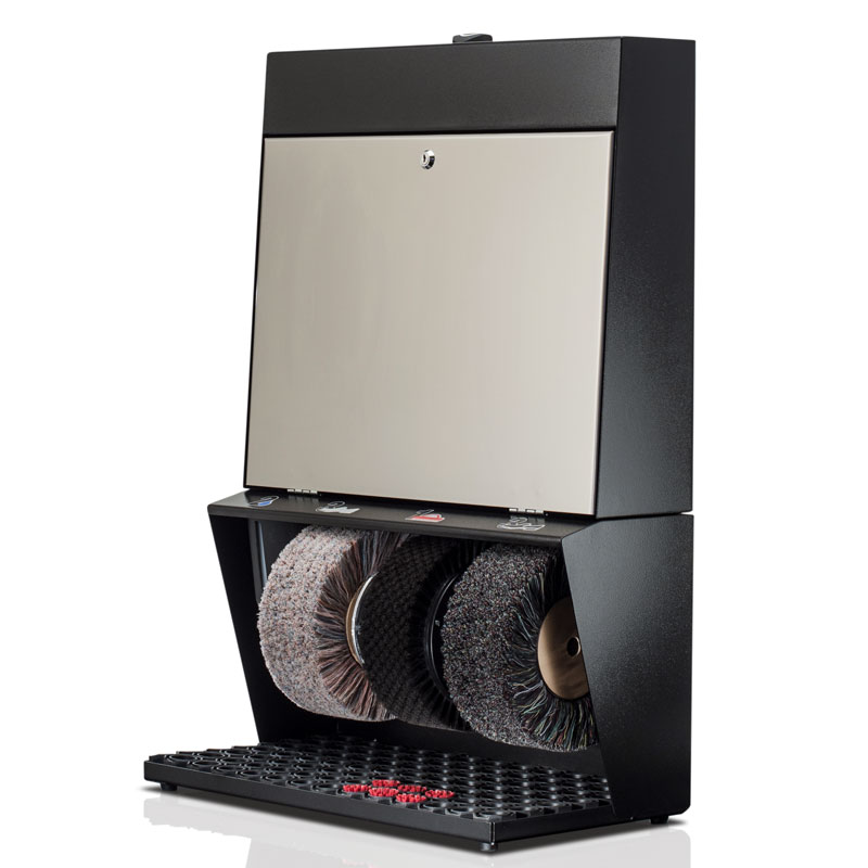 Steel Shoe Shine Machine