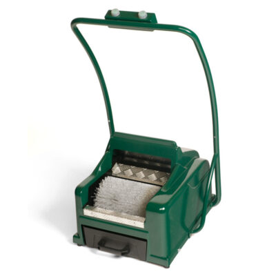 Sole cleaning machine for golf and tennis