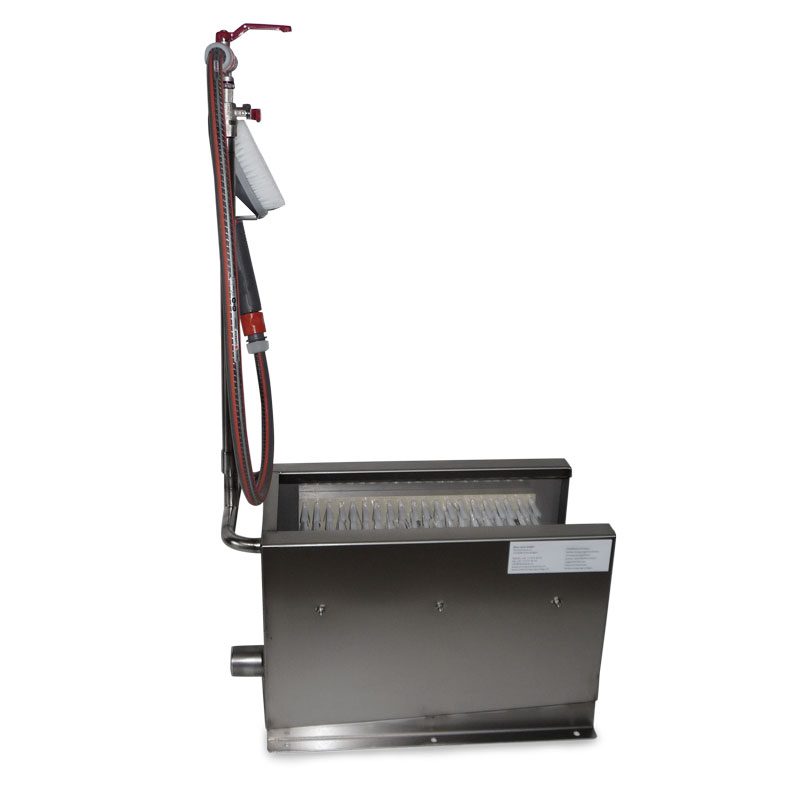 Nettoyage de bottes en acier inoxydable avec Bac de récupération – Image 3