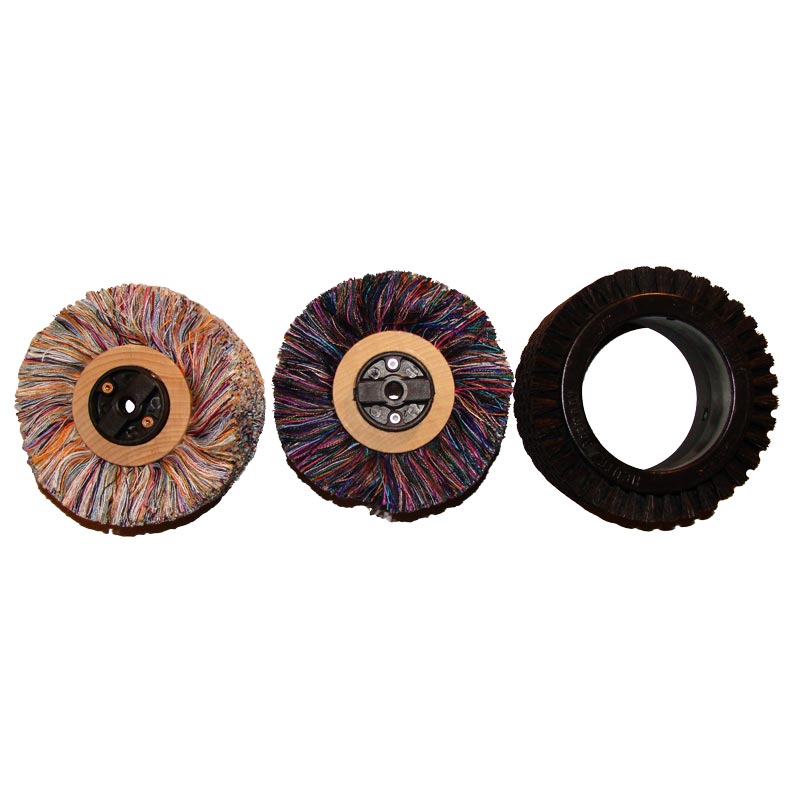 Replacement brush set for type II shoe shine machine