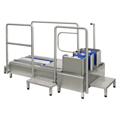 Walk-through sole and boot washer ECO