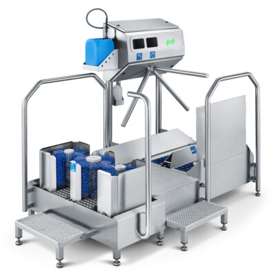 Hygiene station PRO Compact with boot cleaning