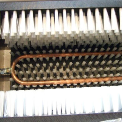 Replacement brush set for boot washer with drain tray
