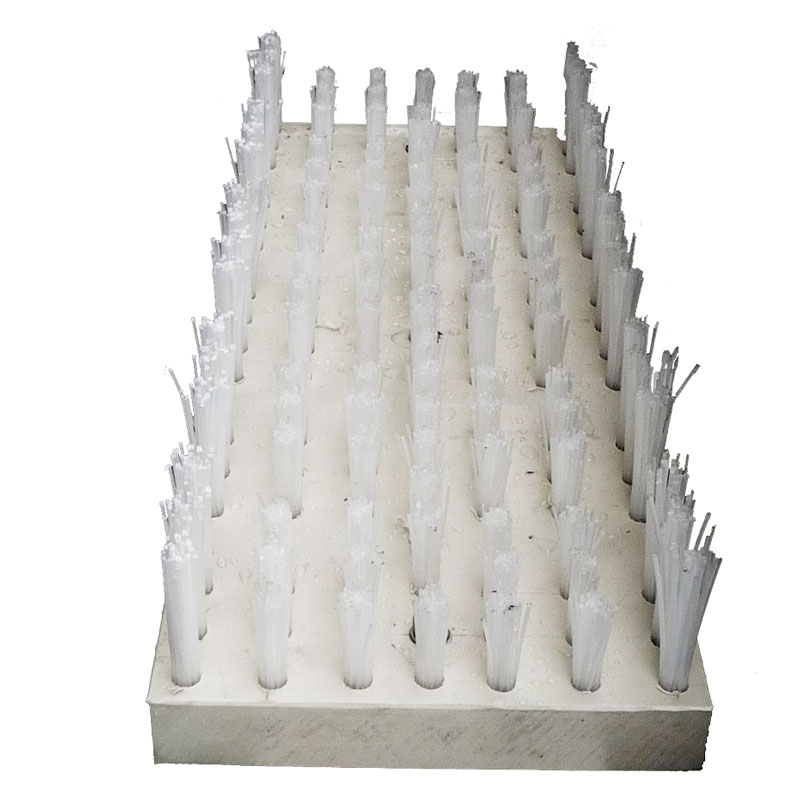 Replacement floor brush for work shoe washer