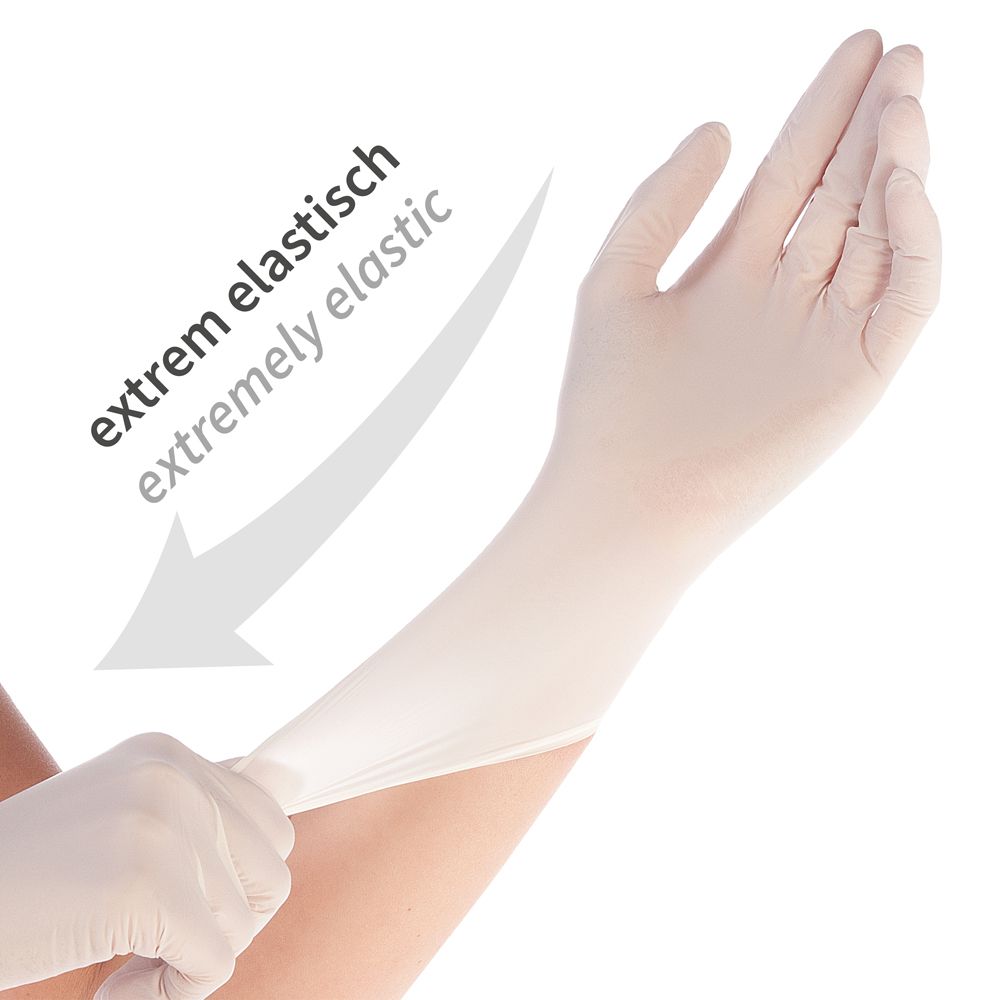Gants à usage unique en nitrile, sans poudre, élastiques, 1 000 pièces – Image 2