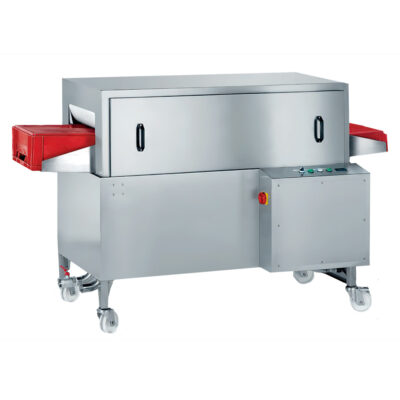 Crate washing system for Euro-standard crates with capacity of 100 per hour