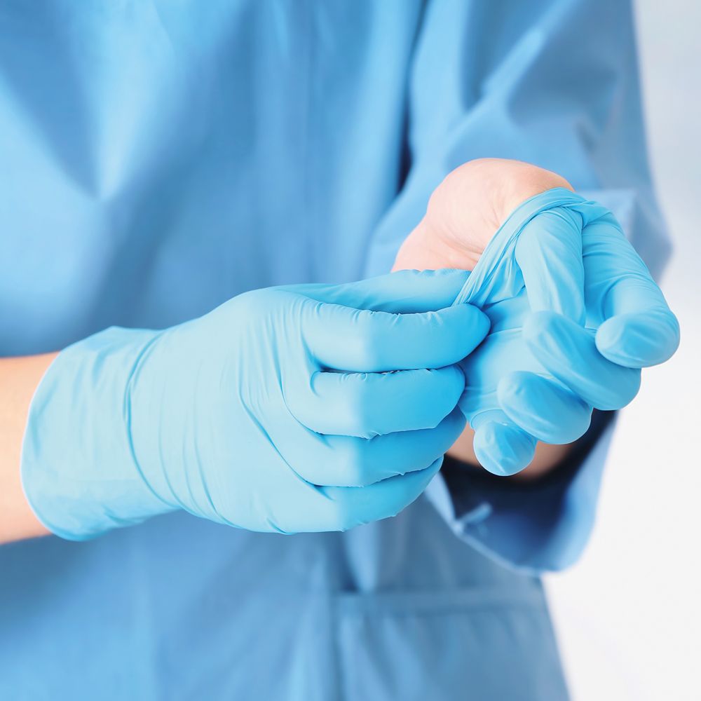 Gants en nitrile non poudrés Sensitive lot de 1000 pièces – Image 3