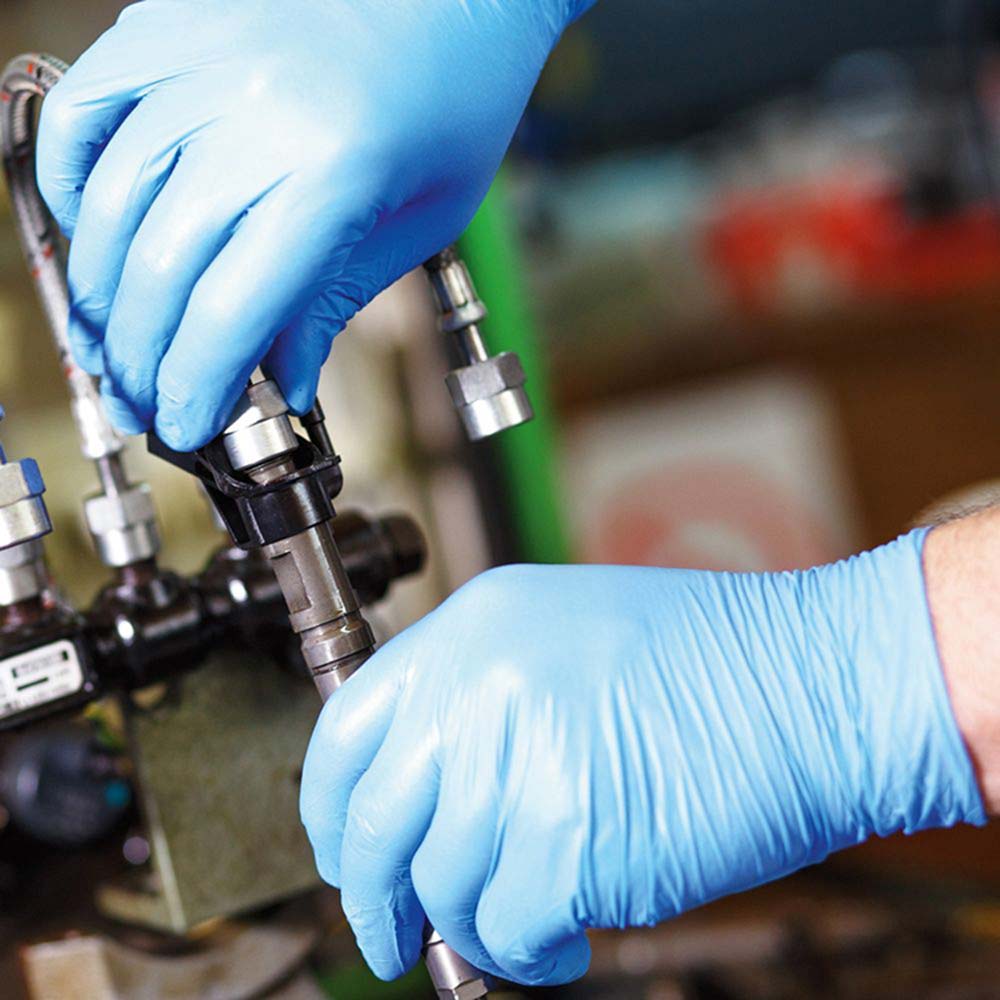 Gants en nitrile non poudrés Sensitive lot de 1000 pièces – Image 2