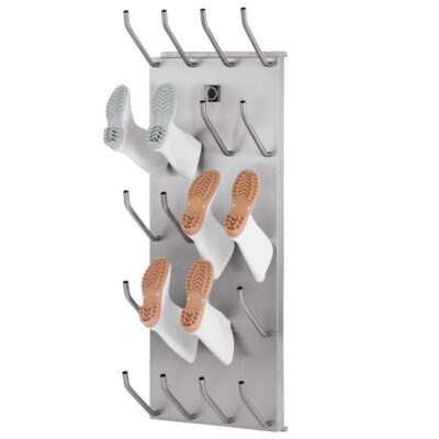 Electrically heated shoe dryer