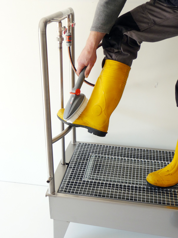 Machine à laver les chaussures en acier inoxydable, version encastrable – Image 4
