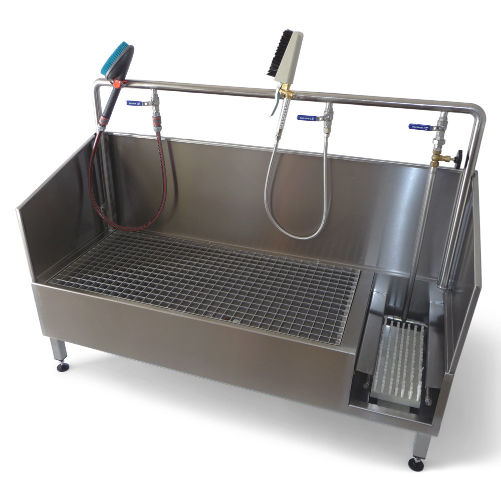 Nettoyage de bottes avec Bac de récupération des salissures – Image 2